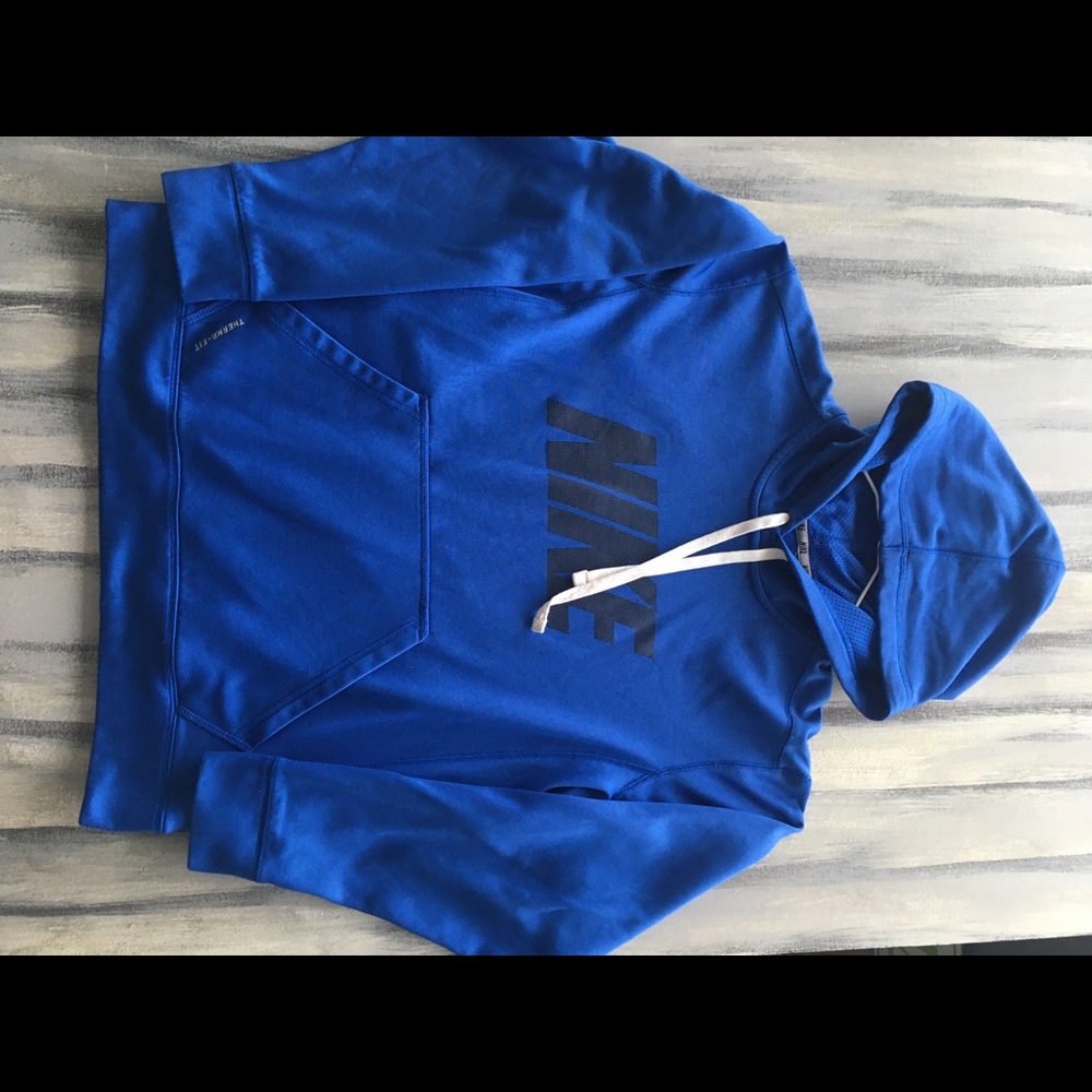 Blue nike hoodie